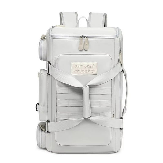 Large Capacity Fitness Bag, Travel Backpack, Dry Wet Separation Shoulder Bag, Outdoor Sports, Fishing, Yoga Training Bag