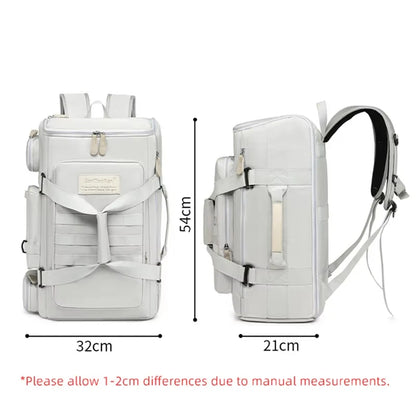 Large Capacity Fitness Bag, Travel Backpack, Dry Wet Separation Shoulder Bag, Outdoor Sports, Fishing, Yoga Training Bag