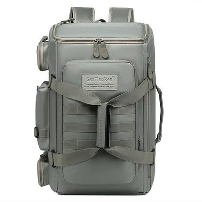 Large Capacity Fitness Bag, Travel Backpack, Dry Wet Separation Shoulder Bag, Outdoor Sports, Fishing, Yoga Training Bag