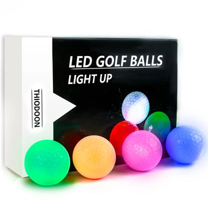 Glow in the Dark Golf Balls - 6 Pack